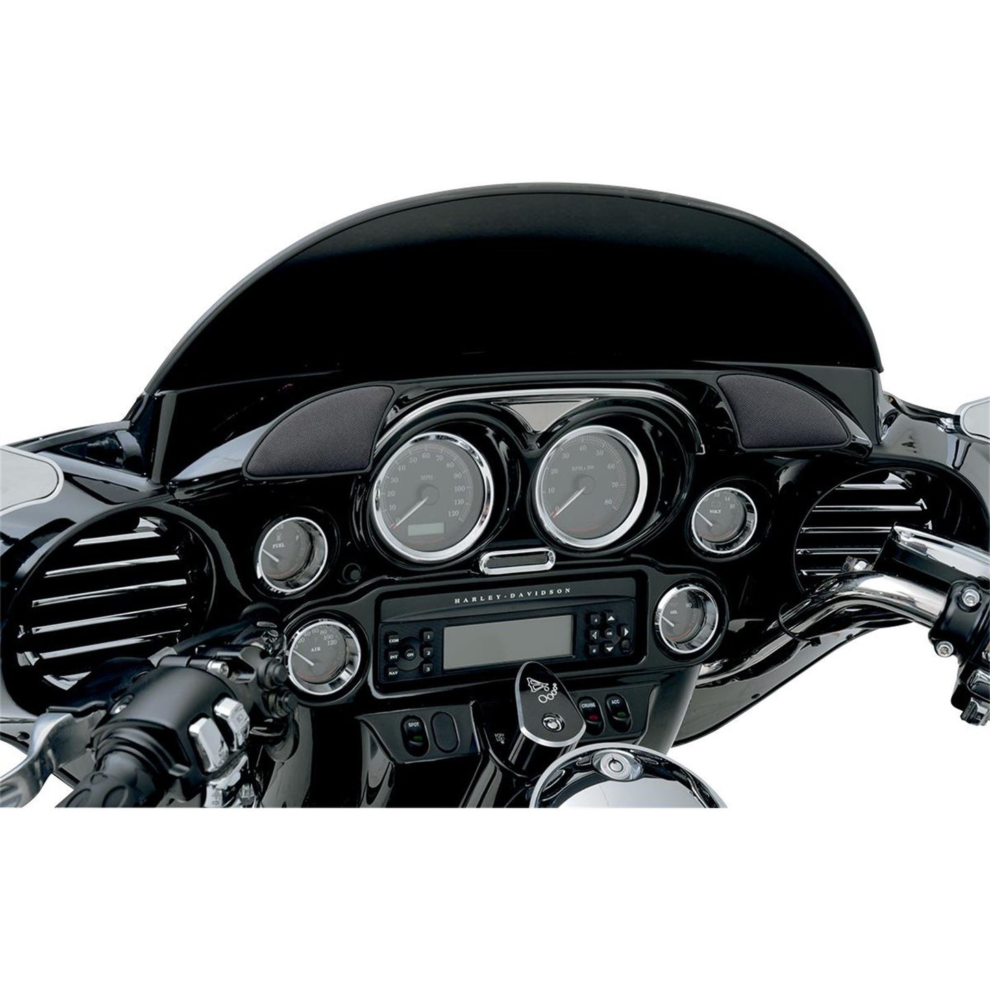 Drag Specialties Instrument Gauge Bezel - Chrome 2202-0061_254325