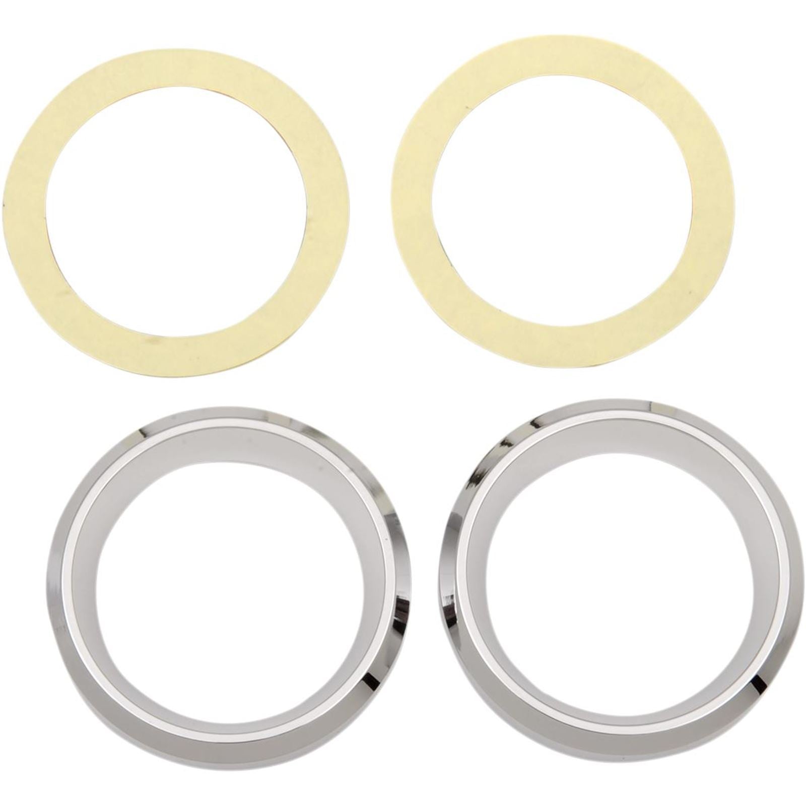 Drag Specialties Instrument Gauge Bezel - Chrome 2202-0061_254327