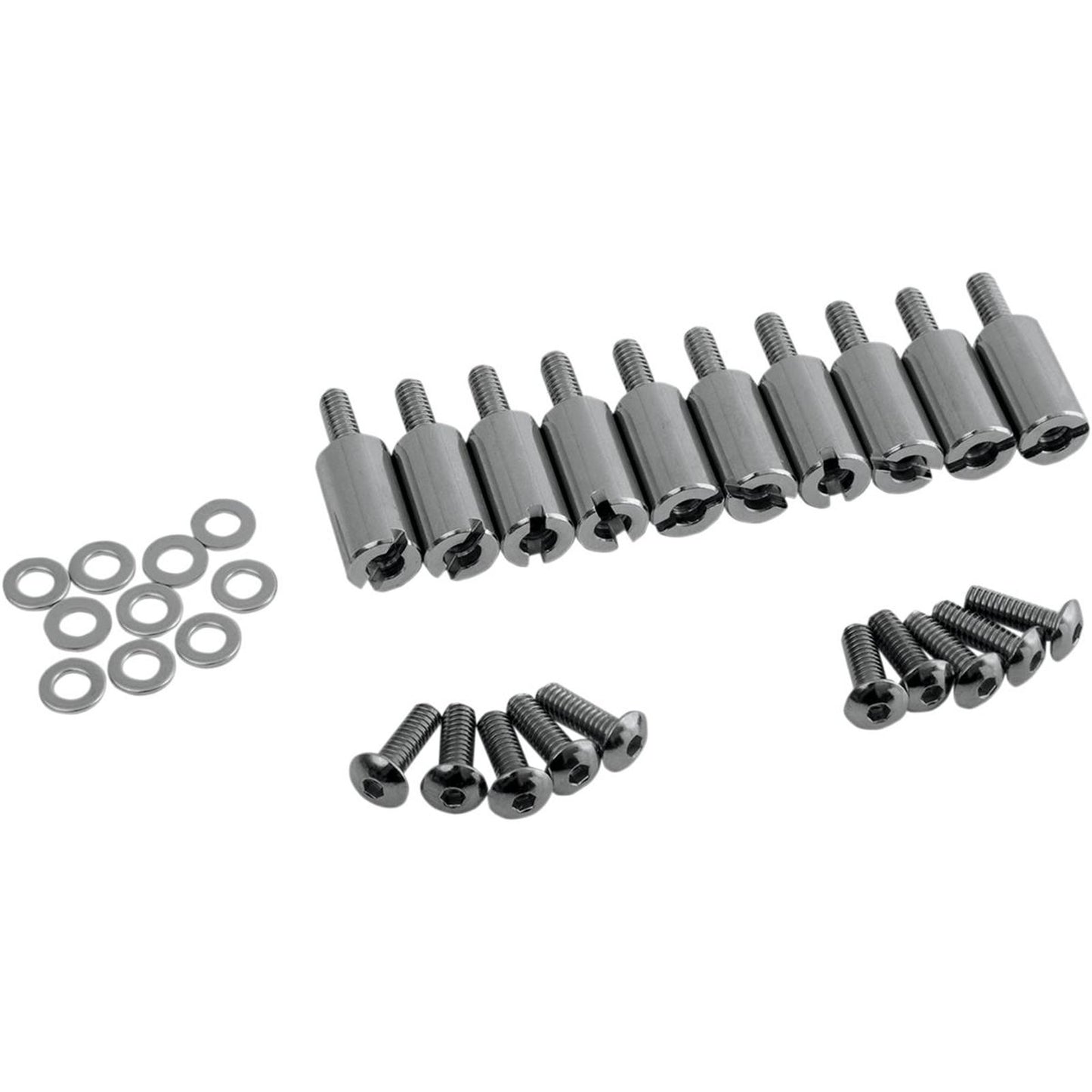 Drag Specialties Stud Ignition Plate and Timer Cover 10/Pack 2130-0047_254329