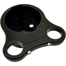 Drag Specialties 1.25" T-Bar Single Gauge Mount - Gloss Black 2201-0200_254335