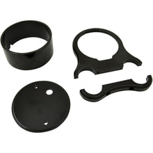 Drag Specialties 1.25" T-Bar Single Gauge Mount - Gloss Black 2201-0200_254336