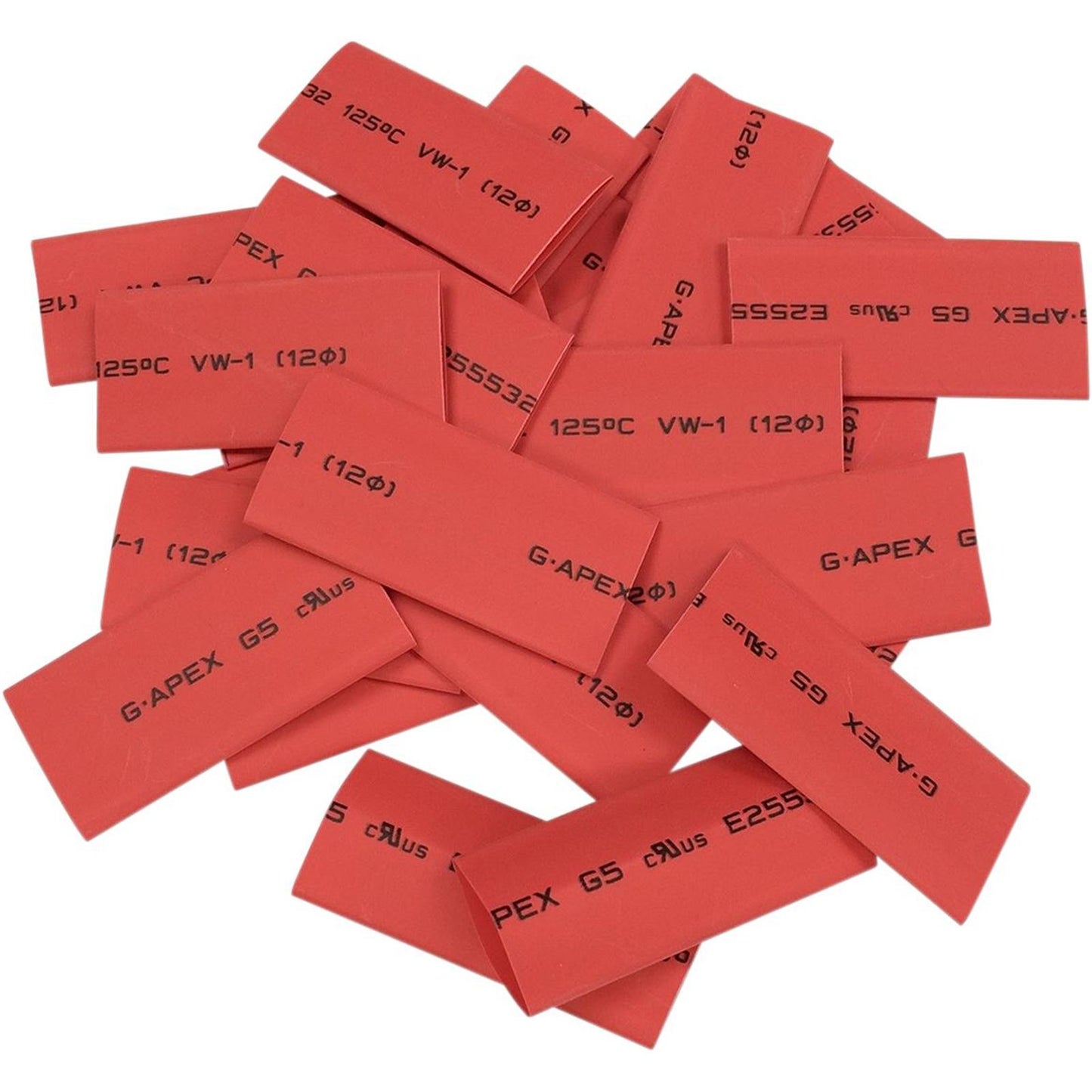 Drag Specialties Heat Shrink tube - 25PK - Red 2113-0679_254345