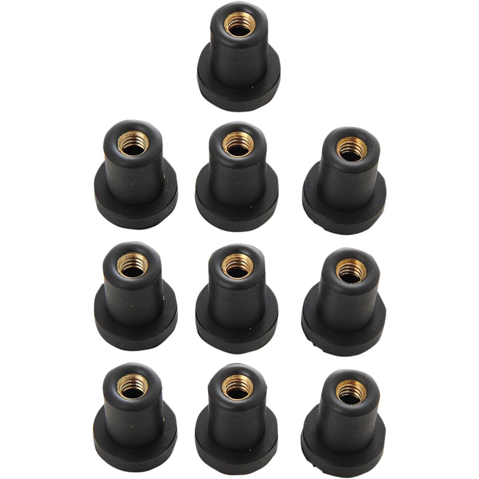Drag Specialties Nut Well (8099)1/4-20 10/Pack 2404-0546_254357