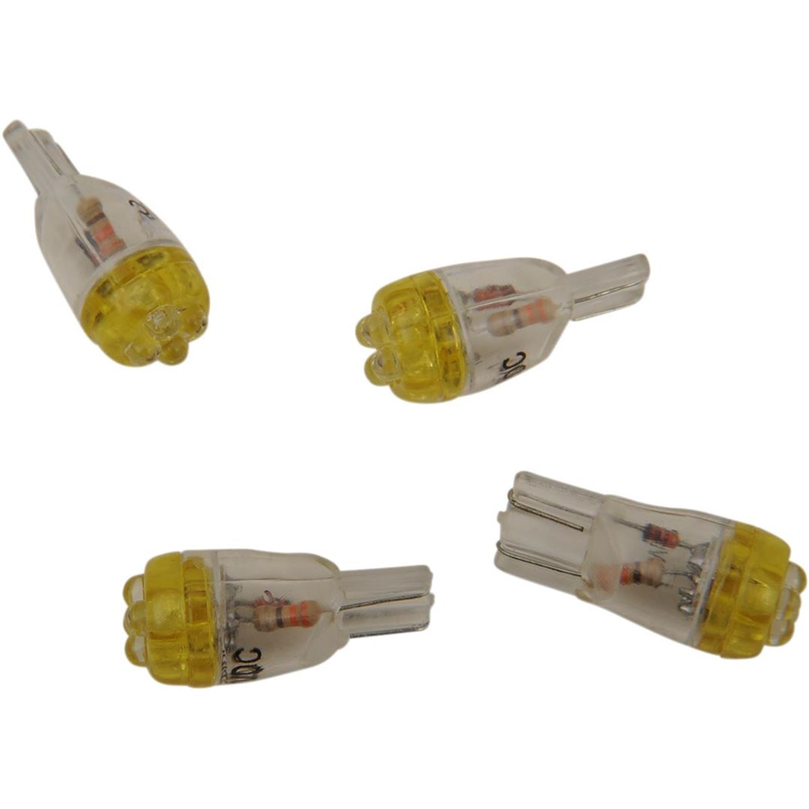 Drag Specialties Mini Wedge LED Bulbs - Amber 2060-0006_254389