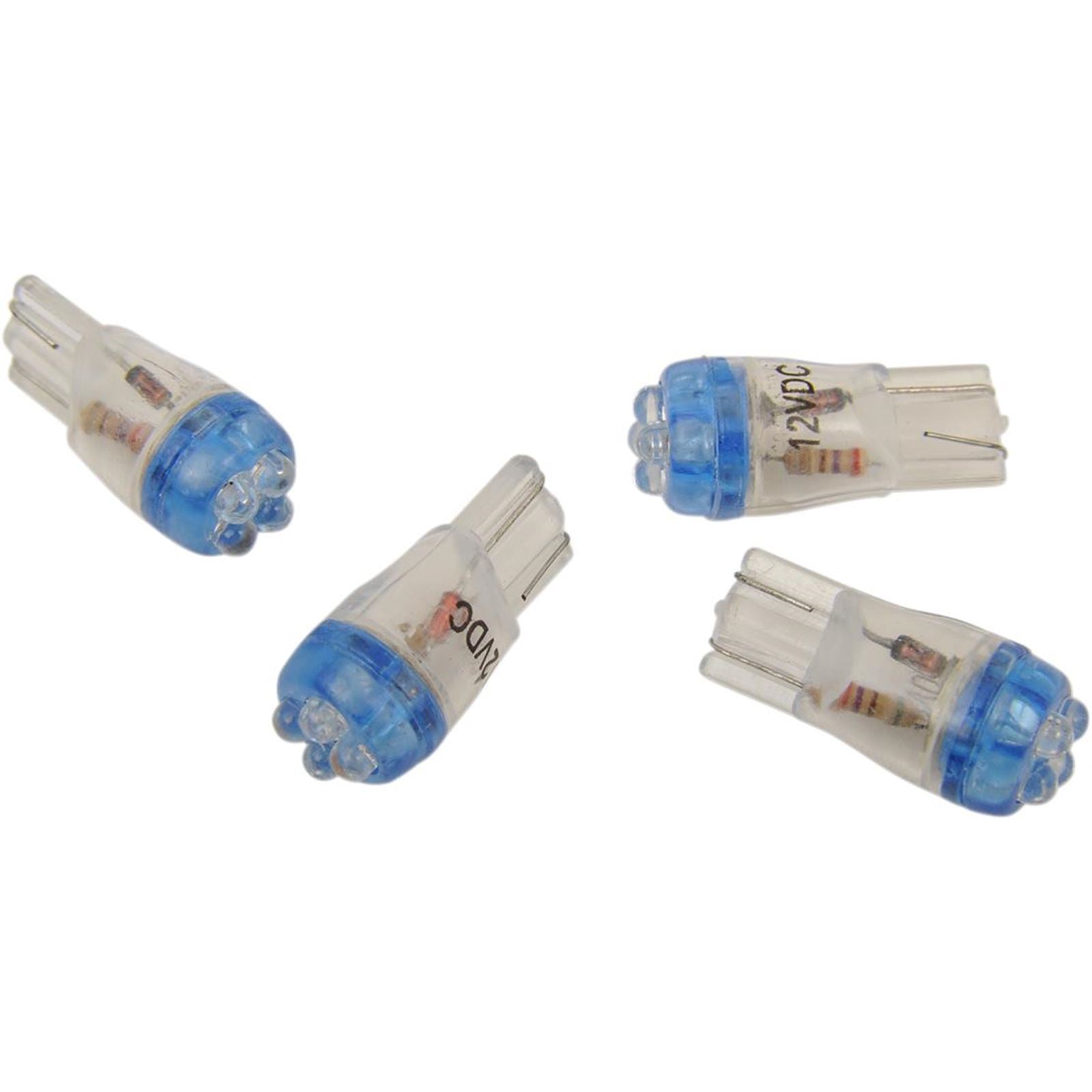 Drag Specialties Mini Wedge LED Bulbs - Blue 2060-0008_254391