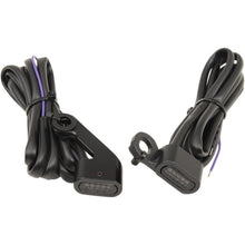Drag Specialties LED Handlebar Marker Lights - Mech. Clutch - Black/Smoke 2040-2143_254401