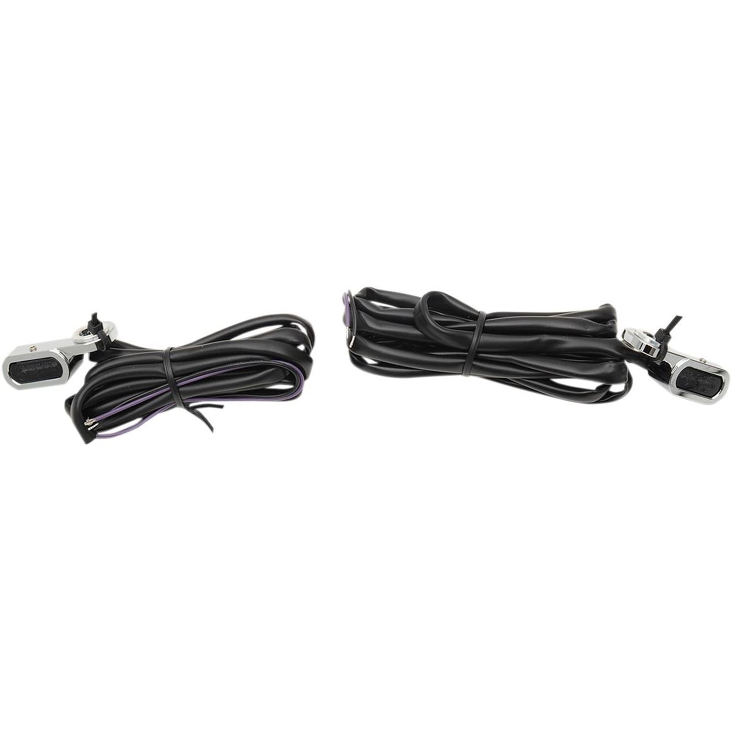 Drag Specialties LED Handlebar Marker Lights - Hydraulic Clutch - Chrome/Smoke 2040-2129_254413