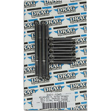 Drag Specialties Bolt Kit Milwaukee-Eight Outer Primary Black/Chrome Knurled [MPN: 2401-1040]_254469