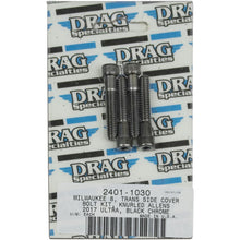 Drag Specialties Bolt Kit Milwaukee-Eight Transmission Cover Black/Chrome [MPN: 2401-1030]_254472