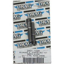 Drag Specialties Bolt Kit Milwaukee-Eight Starter Black/Chrome Smooth 2401-1029_254484