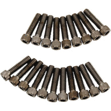 Drag Specialties Bolt Kit Milwaukee-Eight Rocker Black/Chrome Knurled 2401-1021_254488