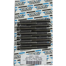 Drag Specialties Bolt Kit Milwaukee-Eight Crankcase Black/Chrome Knurled 2401-1023_254490