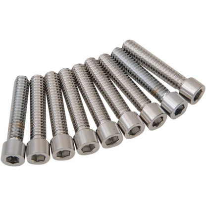 Drag Specialties Bolt Kit Milwaukee-Eight Camshaft Cover Smooth All Chrome 2401-0975_254507