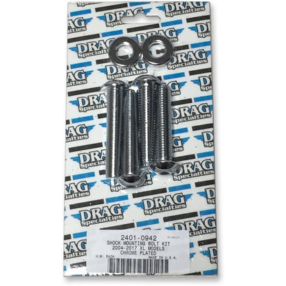 Drag Specialties Shock Mount Kit Chrome 2401-0942_254520