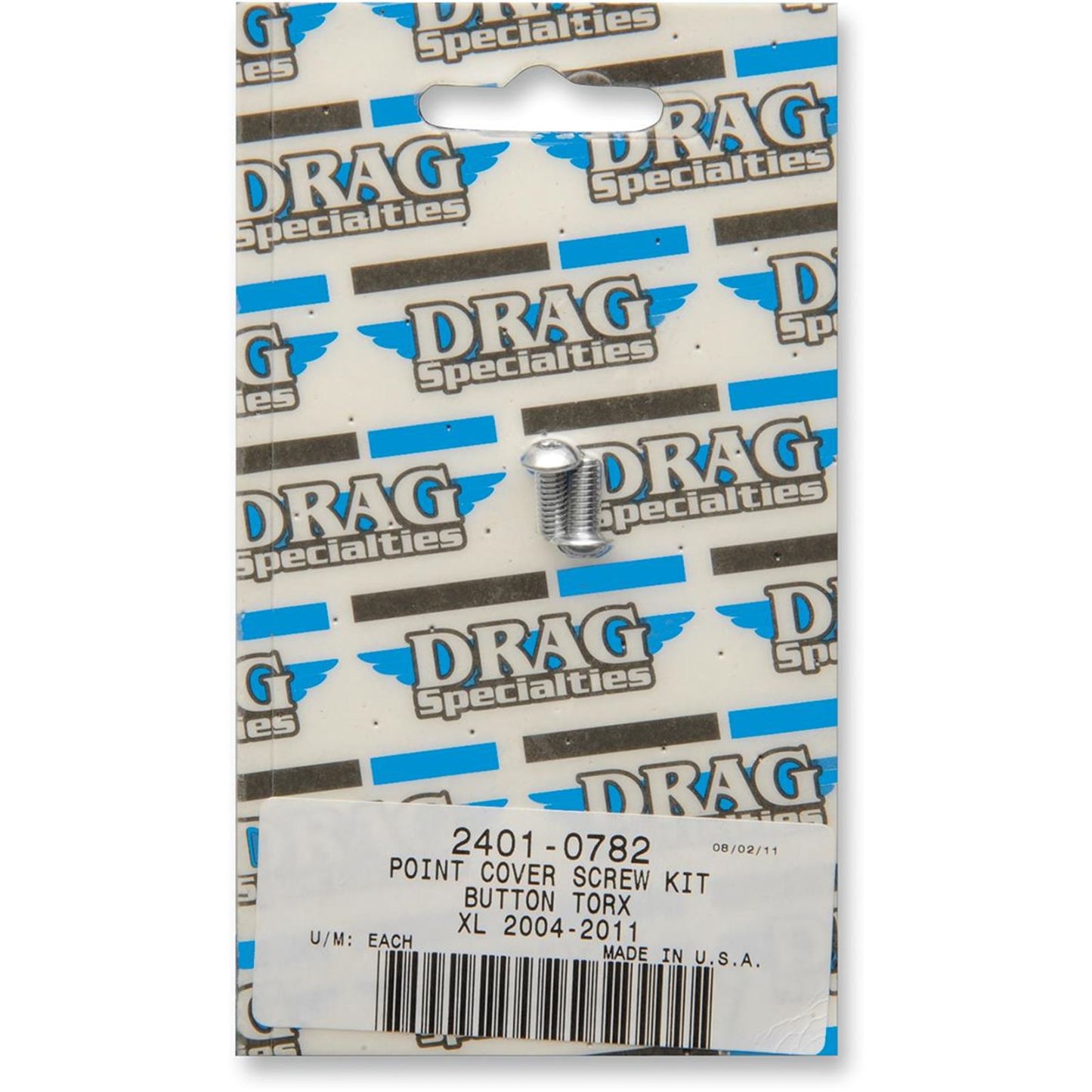 Drag Specialties Bolt Kit Point Cover XL4-17 2401-0782_254536