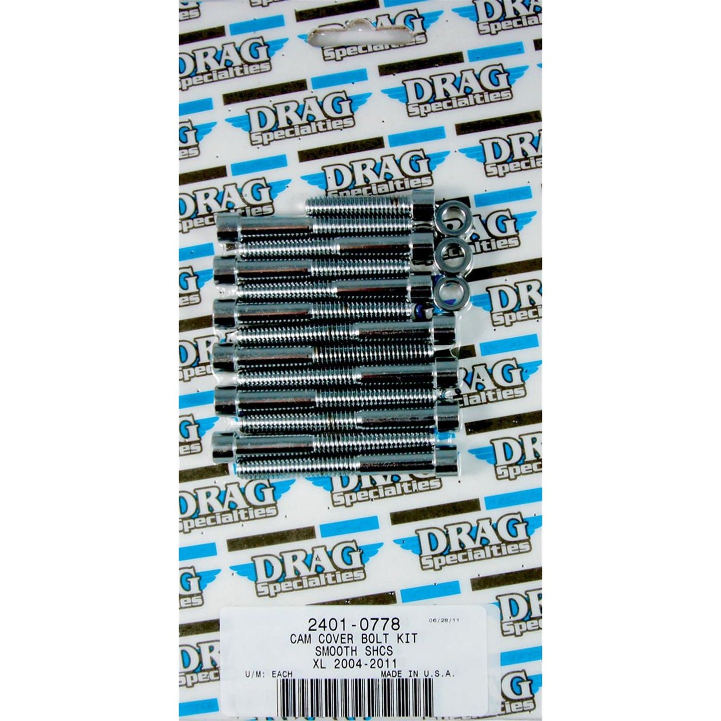Drag Specialties Bolt Kit Camshaft Cover Smooth XL4-16 2401-0778_254546