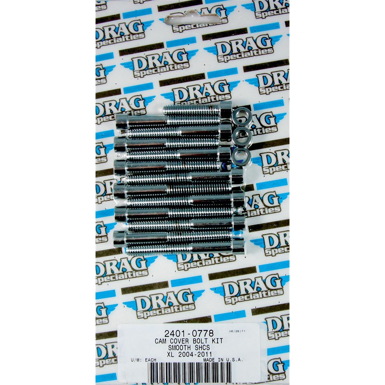 Drag Specialties Bolt Kit Camshaft Cover Smooth XL4-16 2401-0778_254546
