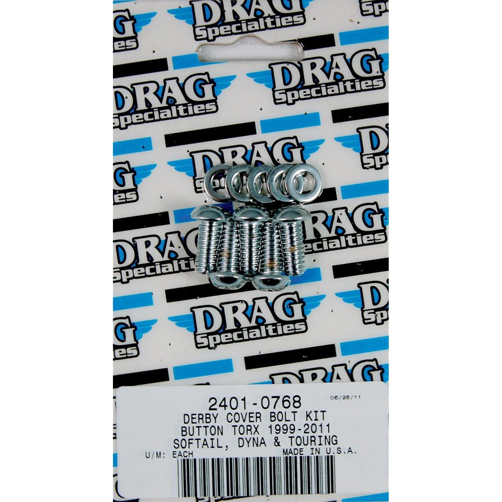 Drag Specialties Bolt Kit Derby Torx Big Twin 99-16 2401-0768_254548