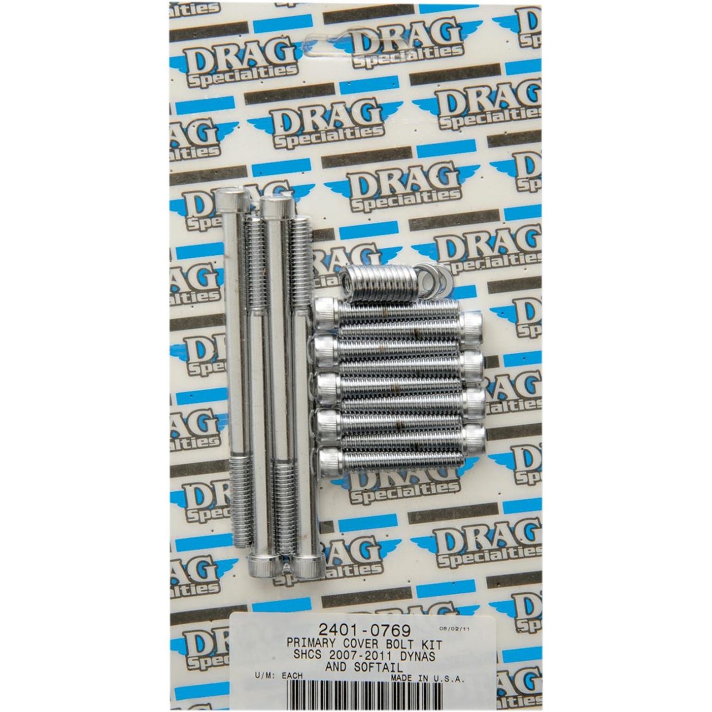 Drag Specialties Bolt Kit Motor Knurled 07-17 ST 2401-0769_254549