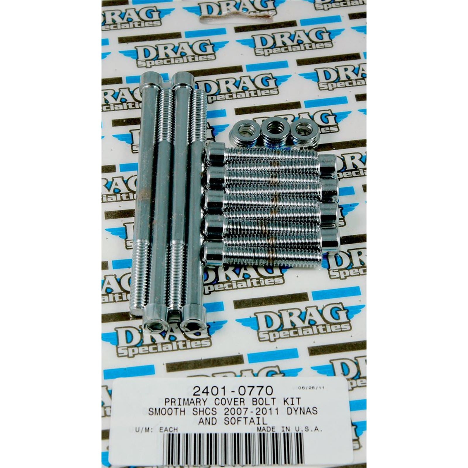 Drag Specialties Bolt Kit Primary Smooth 07-17 ST 2401-0770_254550