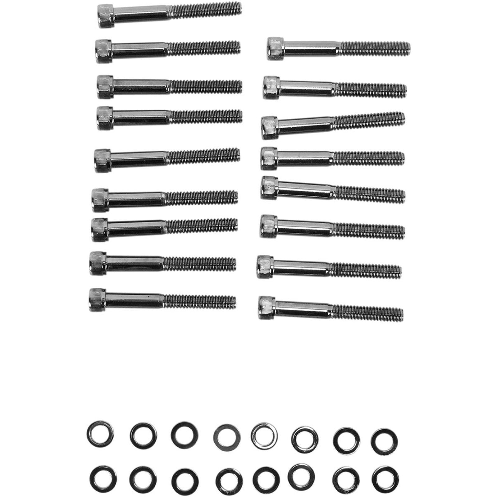 Drag Specialties Bolt Kit Primary Knurled 2401-0574_254609