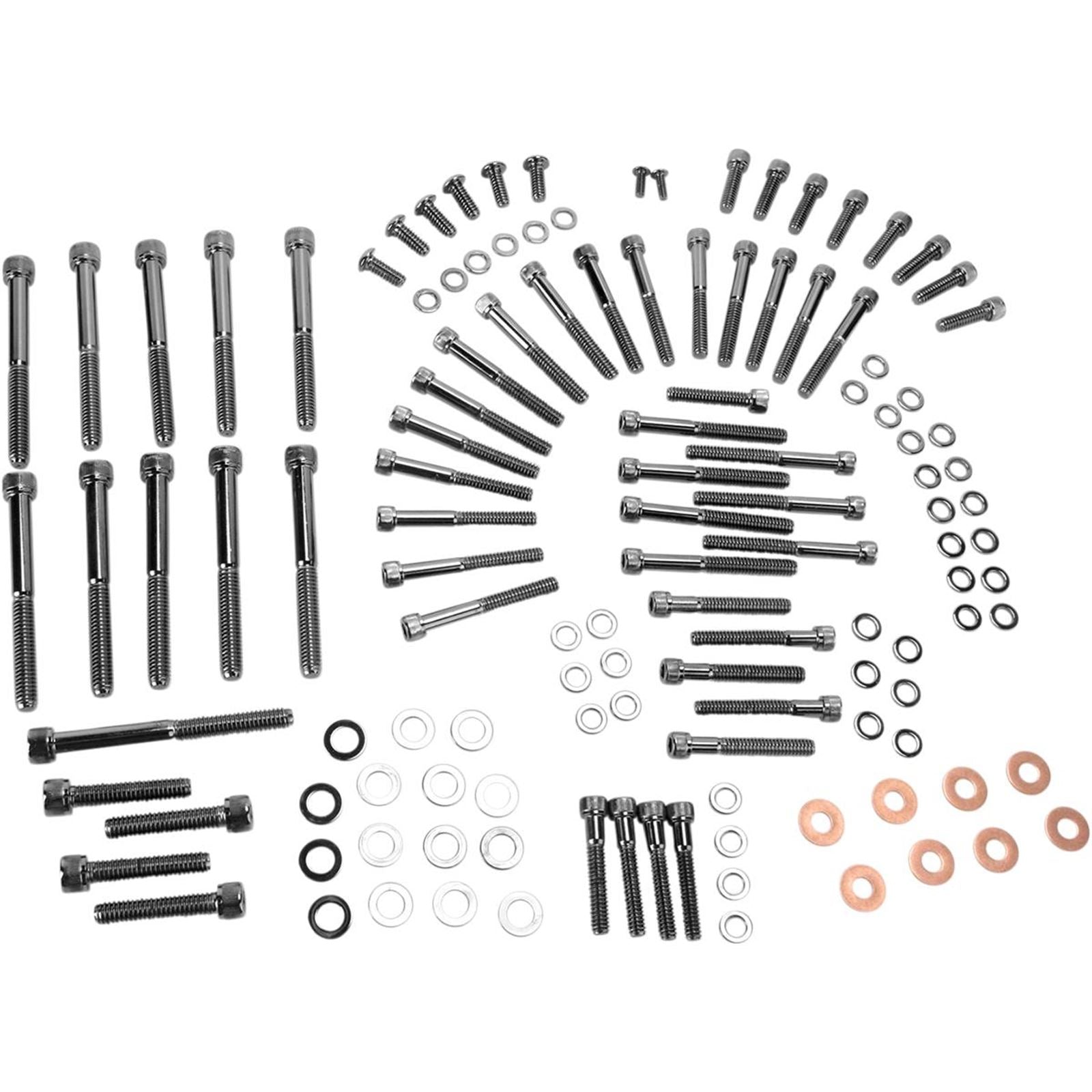 Drag Specialties Bolt Kit Motor Knurled 2401-0566_254616
