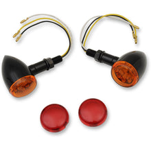 Drag Specialties LED Marker Lights - Black/Amber or Red 2040-1962_254632