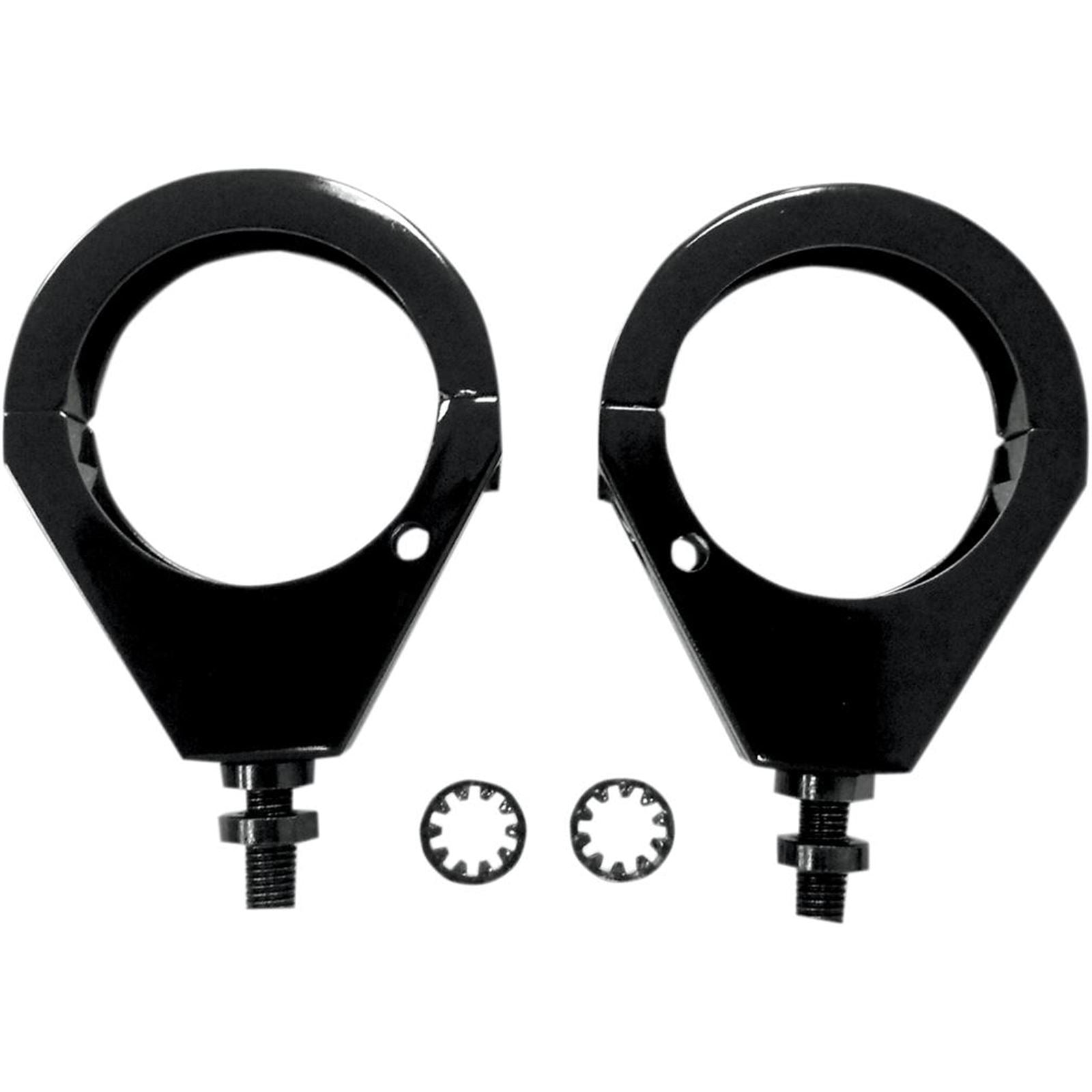 Drag Specialties Turn Signal - Clamp - 49mm - Black 2040-1127_254648