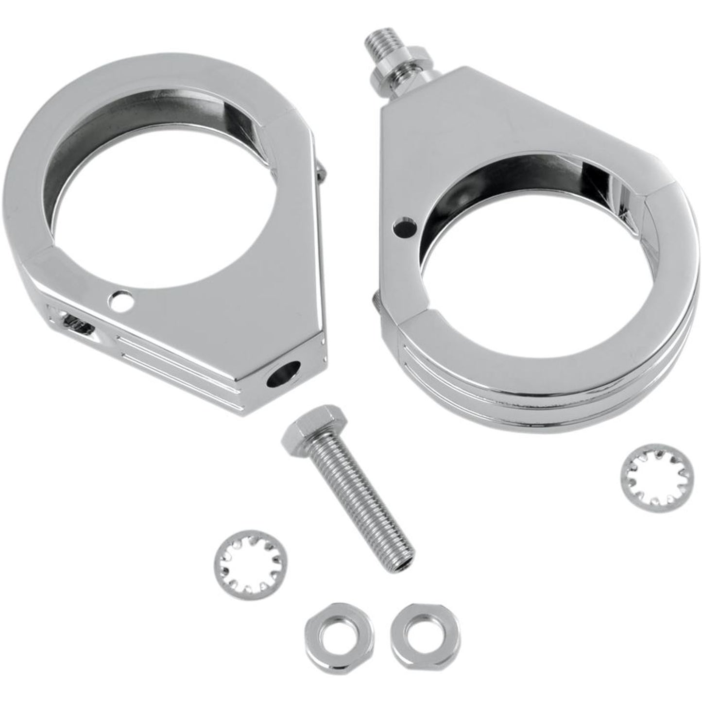 Drag Specialties Turn Signal - Clamp - 49mm - Chrome 2040-0461_254665