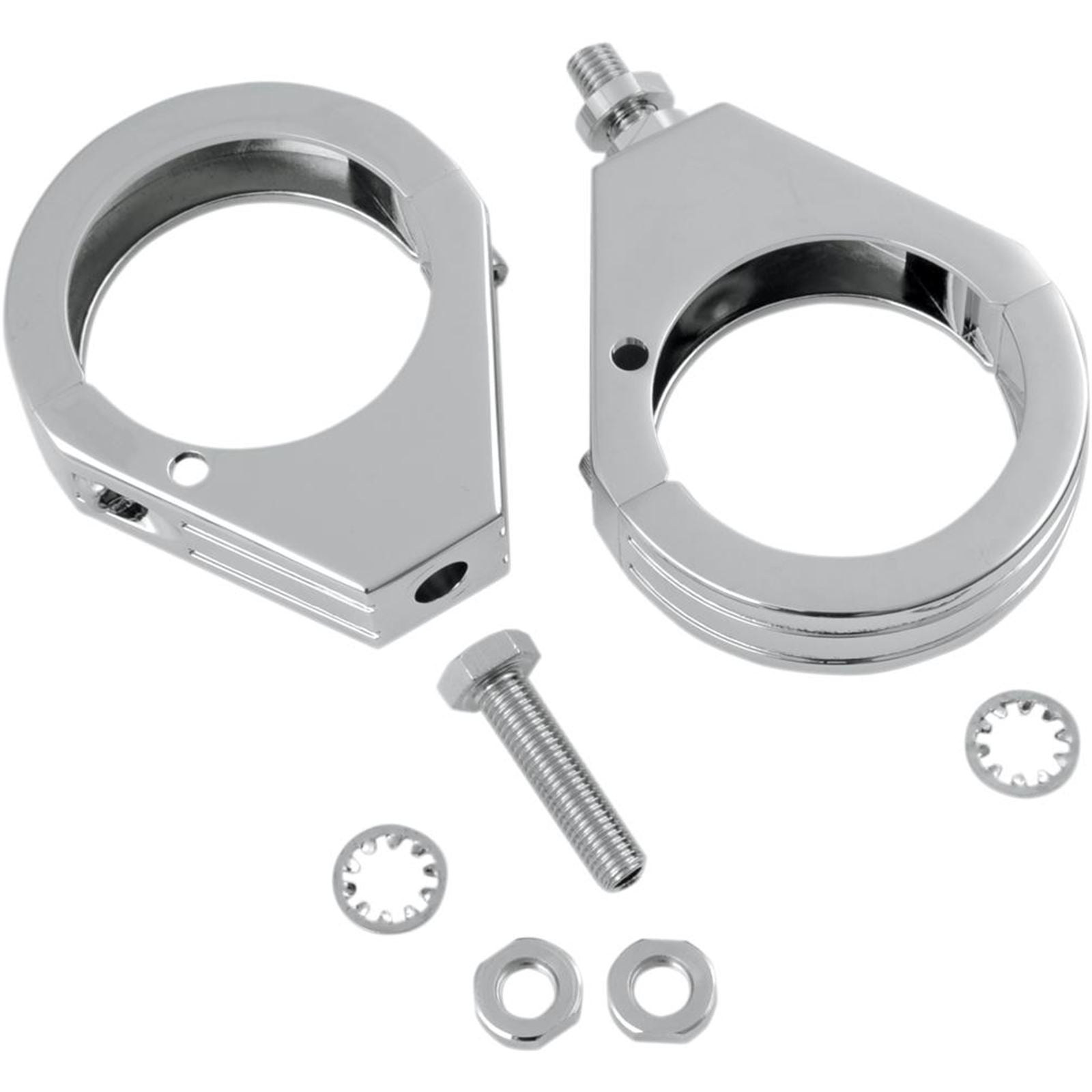 Drag Specialties Turn Signal - Clamp - 49mm - Chrome 2040-0461_254665