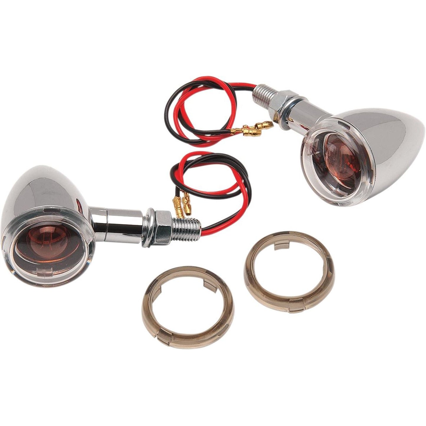 Drag Specialties Mini-Duece Marker Light Kit - Clear/Smoke 2040-0277_254682