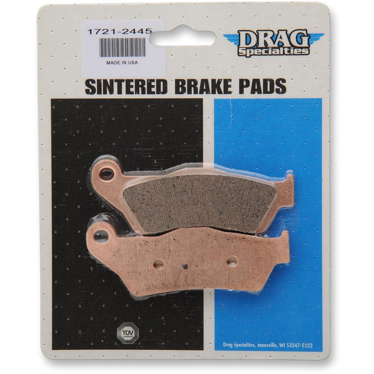 Drag Specialties Sintered Brake Pads 1721-2445_254733