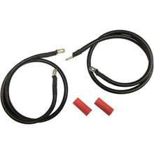 Drag Specialties Black Battery Cable Set - '89-'92 FL 2113-0670_254776