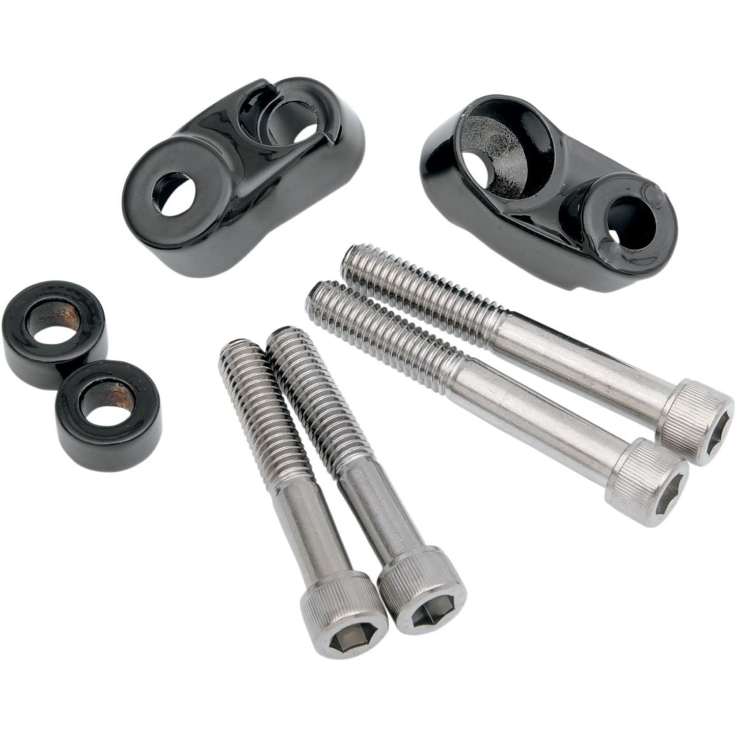 Drag Specialties Turn Signal Mount Kit - 39/49 mm - Black 2020-0589_254850