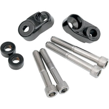 Drag Specialties Turn Signal Mount Kit - 39/49 mm - Black 2020-0589_254850