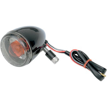 Drag Specialties Universal Turn Signal Light - Front - Gloss Black with Smoke Lens 2020-0474_254855
