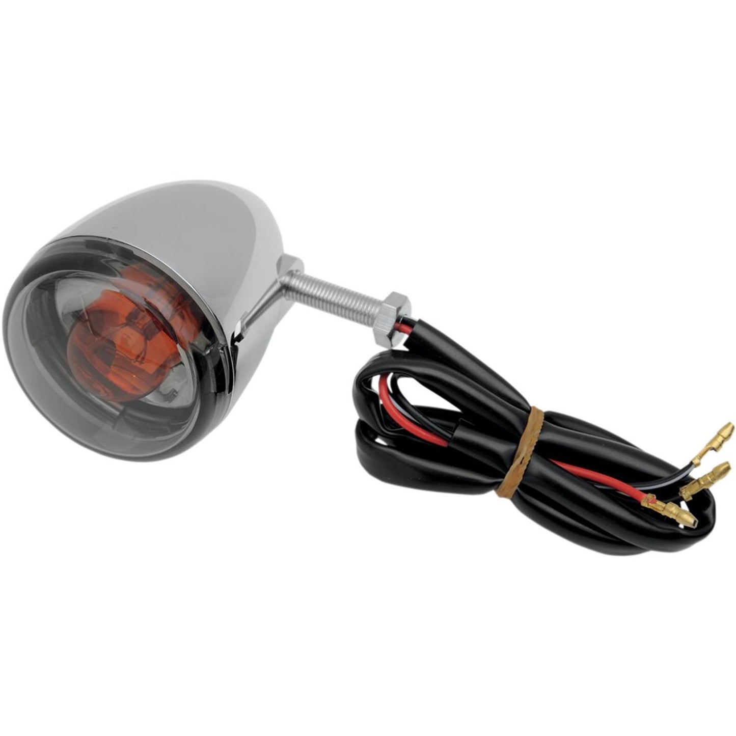 Drag Specialties Universal Turn Signal Light - Rear - Chrome with Smoke Lens 2020-0394_254873