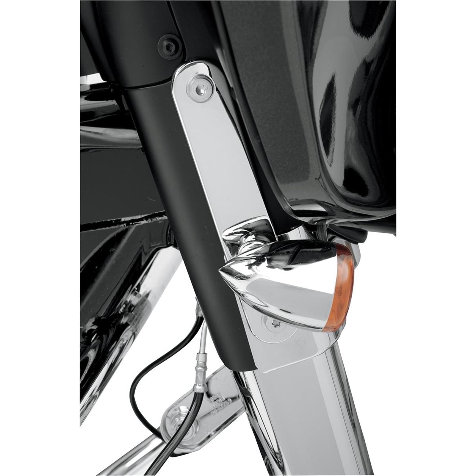 Drag Specialties Turn Signal Relocation Mount - Chrome 2020-0396_254876