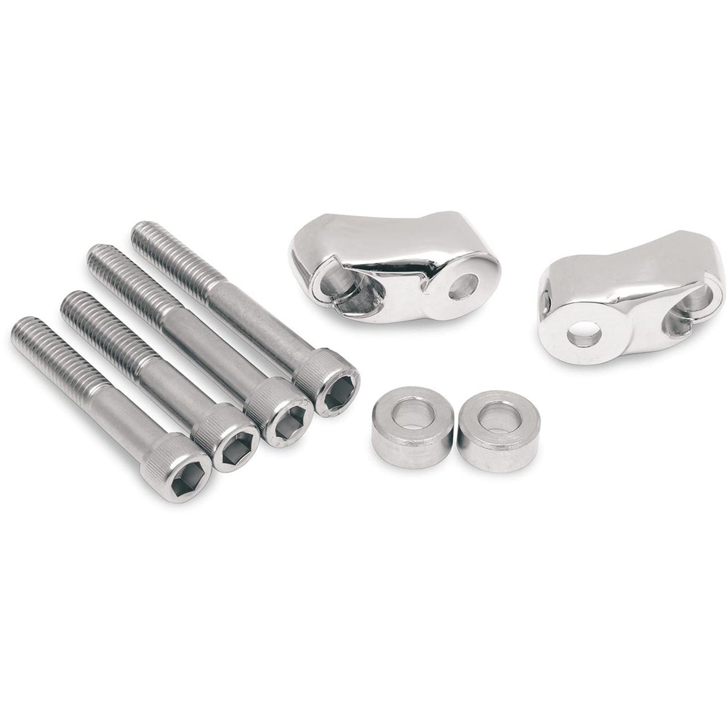 Drag Specialties Turn Signal Mount Kit - 39/49 mm - Chrome 2020-0347_254983
