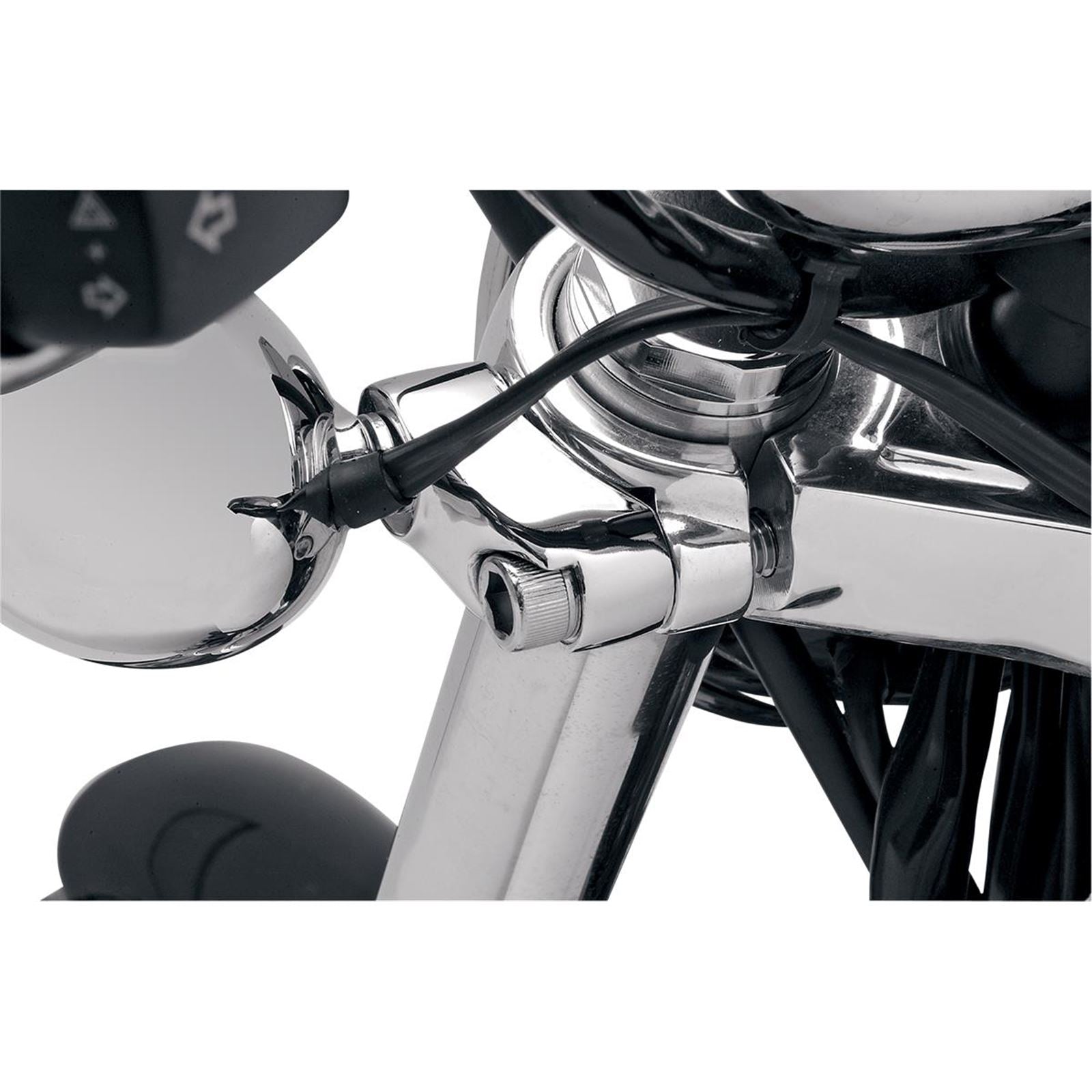Drag Specialties Turn Signal Mount Kit - 39/49 mm - Chrome 2020-0347_254984