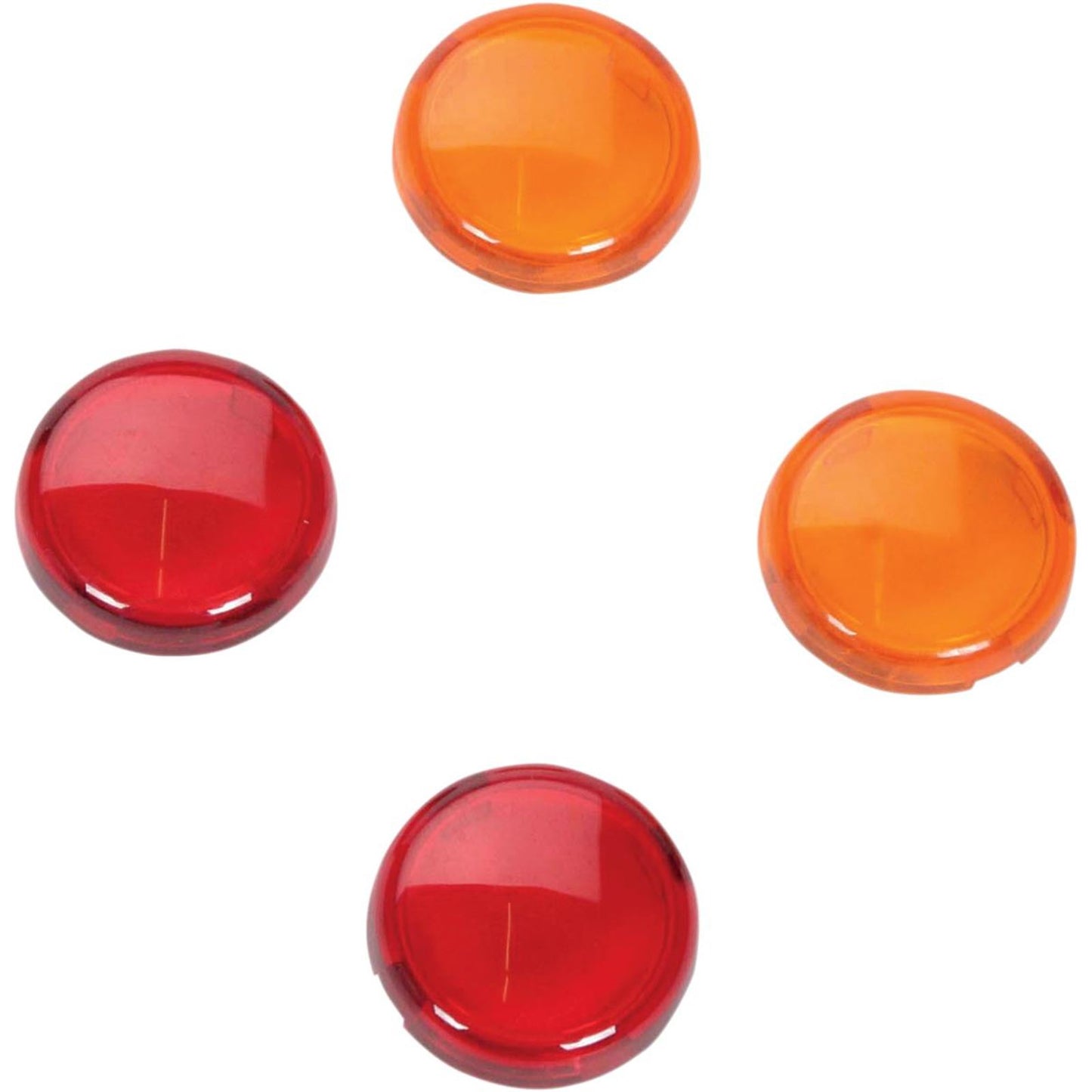 Drag Specialties Mini-Duece Lens Kit - Amber/Red 2020-0119_254997