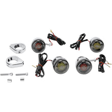 Drag Specialties Turn Signal Kit - Red/Smoke 2020-0275_255002