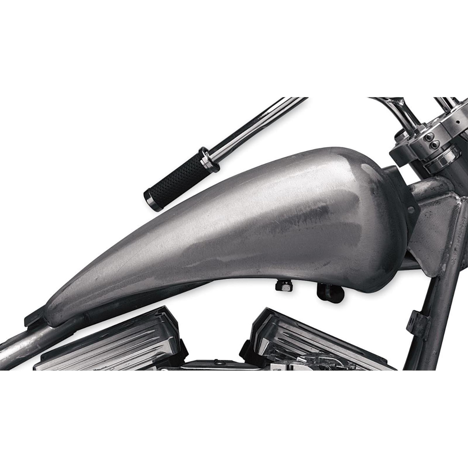 Drag Specialties 2" Extended Gas Tank - Single Locking Aero Cap 2107-1737_255072
