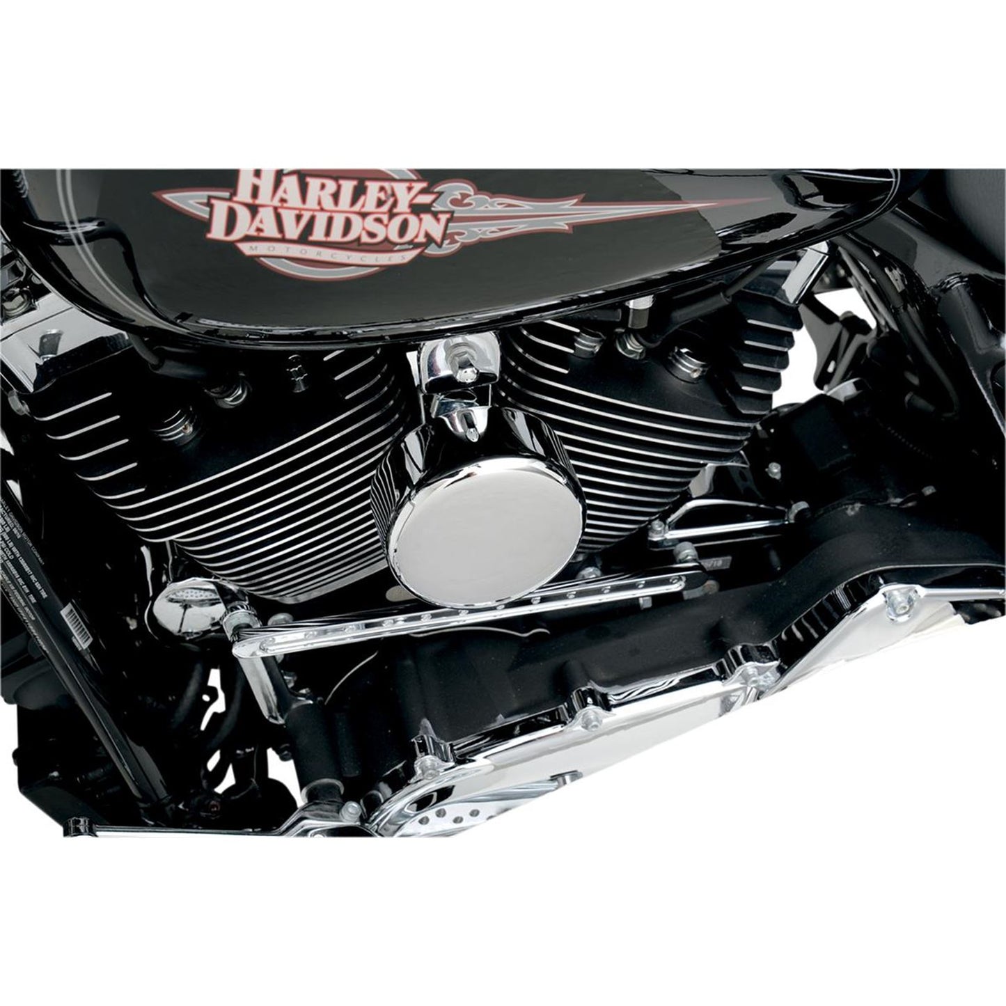 Drag Specialties Round Horn Cover - Chrome 2107-0043_255084