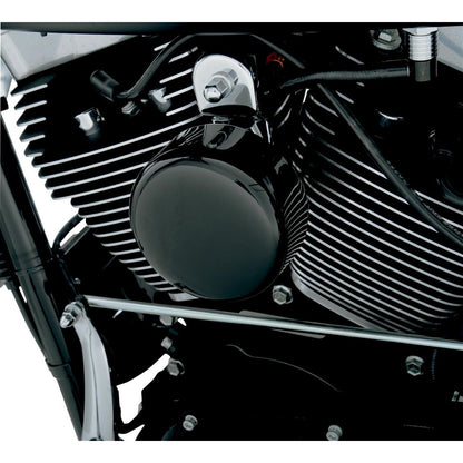 Drag Specialties Round Horn Cover - Black 2107-0044_255089
