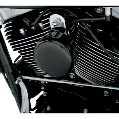 Drag Specialties Round Horn Cover - Black 2107-0044_255090