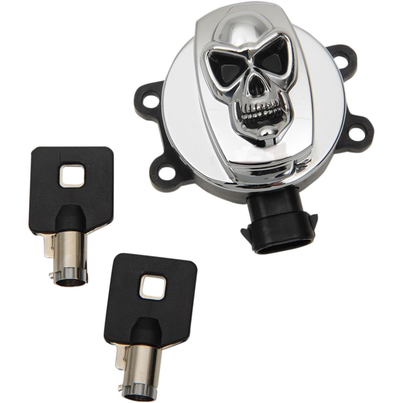 Drag Specialties Skull Ignition Switch Chrome 14-17 2106-0420_255097