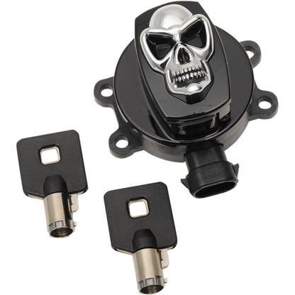 Drag Specialties Skull Ignition Switch Black 14-17 2106-0421_255099