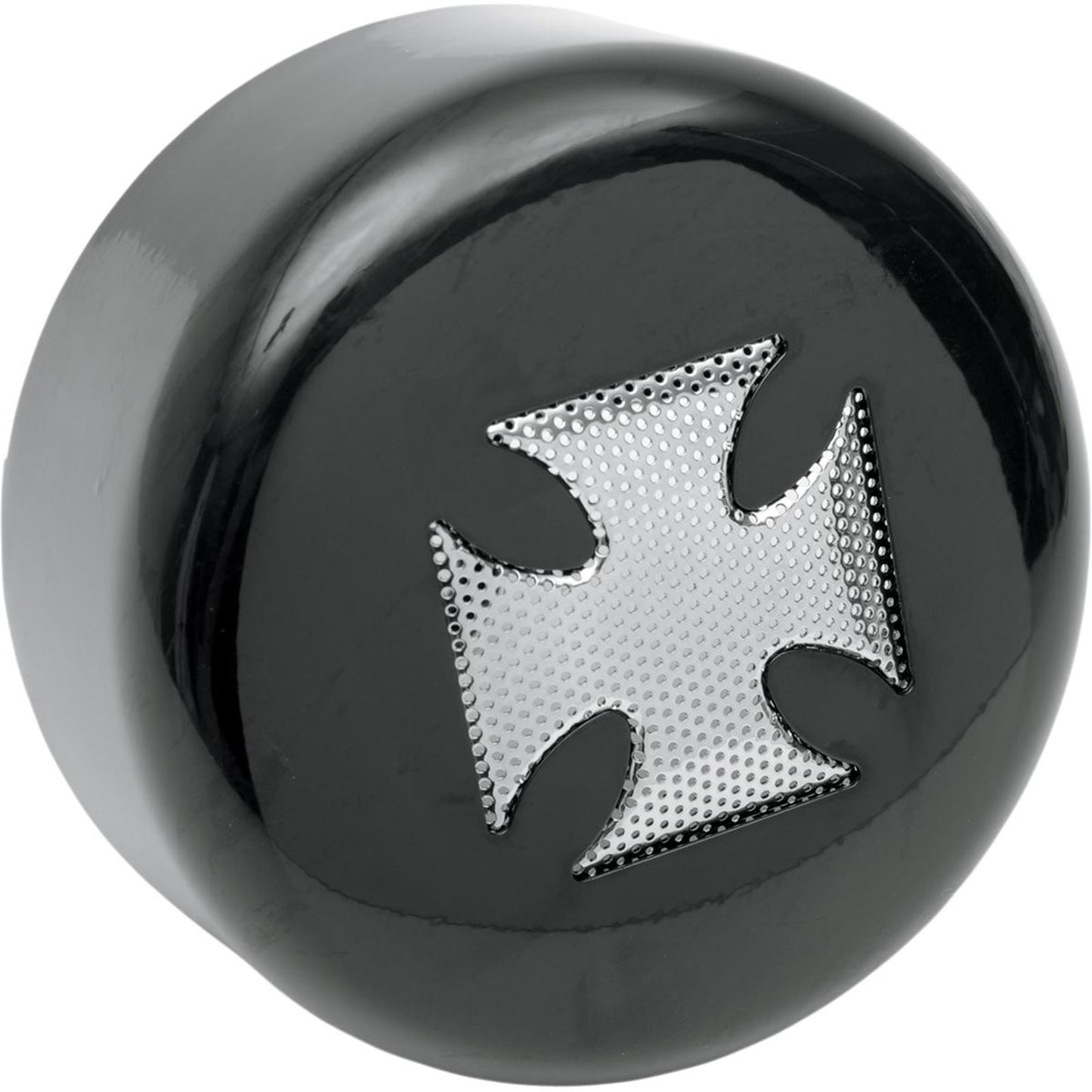 Drag Specialties Horn Cover - Cross - '91-'19 - Black 2107-0029_255107