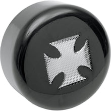 Drag Specialties Horn Cover - Cross - '91-'19 - Black 2107-0029_255107